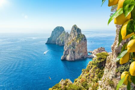 Italien Capri Faraglioni Rocks